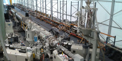 HDPE(聚乙烯)大口徑給水燃氣管擠出生產線 HDPE(聚乙烯)大口徑給水燃氣管擠出生產線